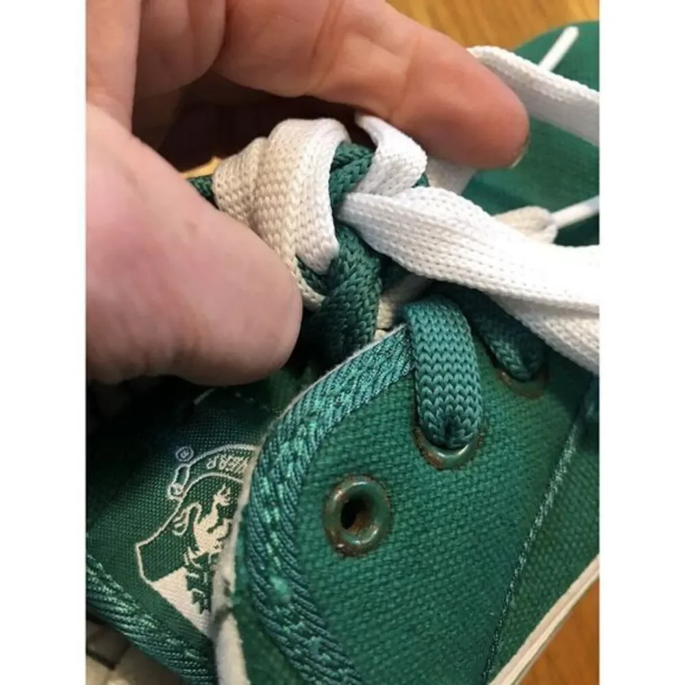Vlado spectro luxury footwear Kids Unisex Tennis‎ shoes Sz 1.5 Kelly Green court